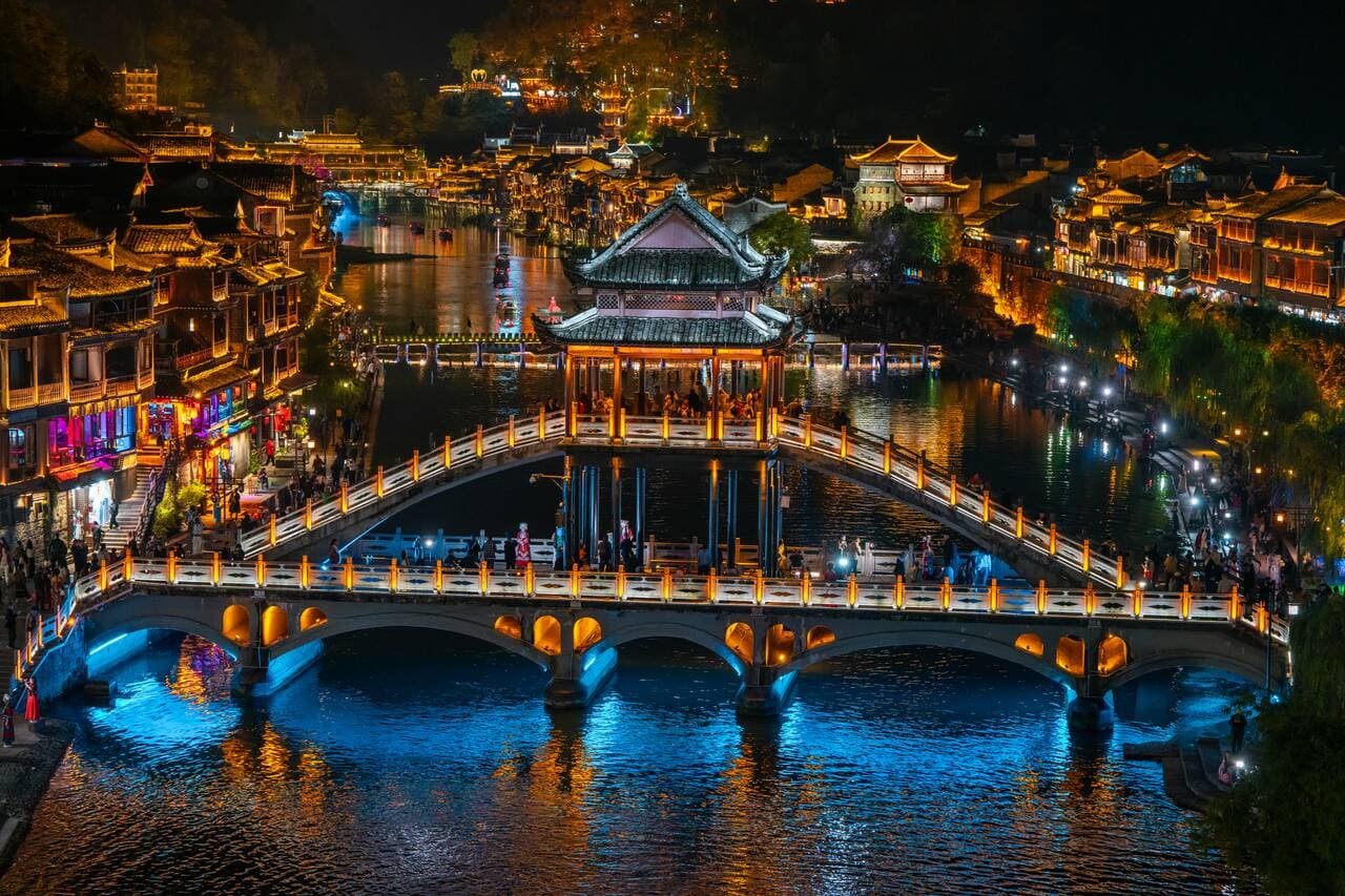 Tren a Zhangjiajie